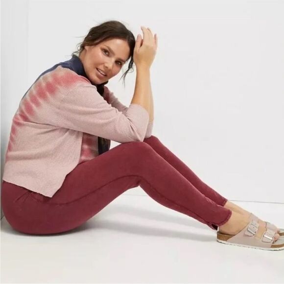 Anthropologie Saturday Sunday NWT High Rise curve hem legging’s XS - Picture 1 of 10